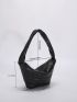 Minimalist Quilted Hobo Bag