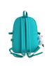 Letter Patch Decor Functional Backpack With Bag Charm