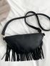 Fringe Decor Waist Bag