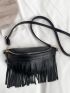 Fringe Decor Waist Bag