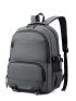 Men Release Buckle Decor Laptop Backpack