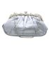 Rhinestone Decor Chain Ruched Bag