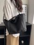 Two Tone Shoulder Tote Bag