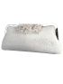 Cubic Zirconia & Flower Decor Evening Bag