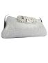 Cubic Zirconia & Flower Decor Evening Bag