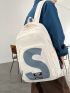 Letter Graphic Classic Backpack