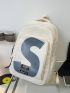 Letter Graphic Classic Backpack