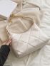 Quilted Minimalist Hobo Bag