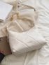 Quilted Minimalist Hobo Bag