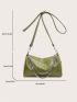 Chain Decor Hobo Bag