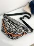 Zebra Striped Pattern Fanny Pack