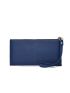 Minimalist Long Wallet PU Bi-fold Button Decor