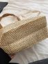 Minimalist Straw Bag