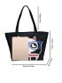 Cartoon Graphic Shopper Bag