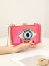 Mini Eye Pattern Chain Box Bag