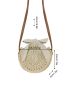 Hollow Out Straw Bag