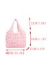 Minimalist Ruched Shopper Bag