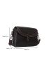 Mini Contrast Binding Flap Square Bag