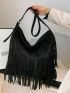 Fringe Decor Shoulder Bag