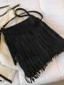 Fringe Decor Shoulder Bag