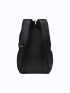 Men Metal Patch Backpack