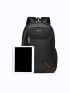 Men Metal Patch Backpack