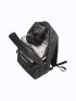 Men Metal Decor Laptop Backpack