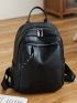 Studded Decor Functional Backpack