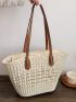 Minimalist Straw Bag