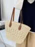 Minimalist Straw Bag