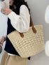 Minimalist Straw Bag