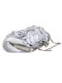 Mini Flower Decor Kiss Lock Chain Evening Bag