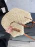 Hollow Out Straw Bag