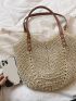 Hollow Out Straw Bag