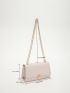 Metal Decor Flap Chain Square Bag