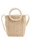 Drawstring Design Straw Bag