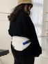 Letter Patch Decor Fanny Pack