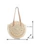 Minimalist Hollow Out Straw Bag