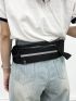 Minimalist Double Zipper Fanny Pack