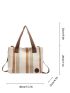 Colorblock Shopper Bag