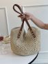 Minimalist Straw Bag