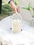 Mini Faux Pearl Decor Bucket Bag