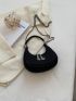 Mini Glitter Chain Hobo Bag