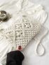 Tassel Decor Hollow Out Crochet Bag