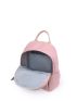 Letter Decor Classic Backpack With Pompom Charm