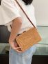 Mini Minimalist Straw Bag