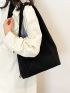 Minimalist Plain Hobo Bag