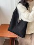 Minimalist Plain Hobo Bag