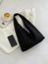 Minimalist Plain Hobo Bag