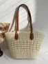 Minimalist Straw Bag